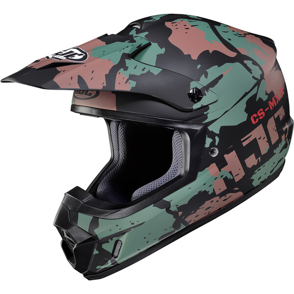 HJC - Casque CS-MX II Ferian MC4SF / Camouflage Vert / Marron / Noir