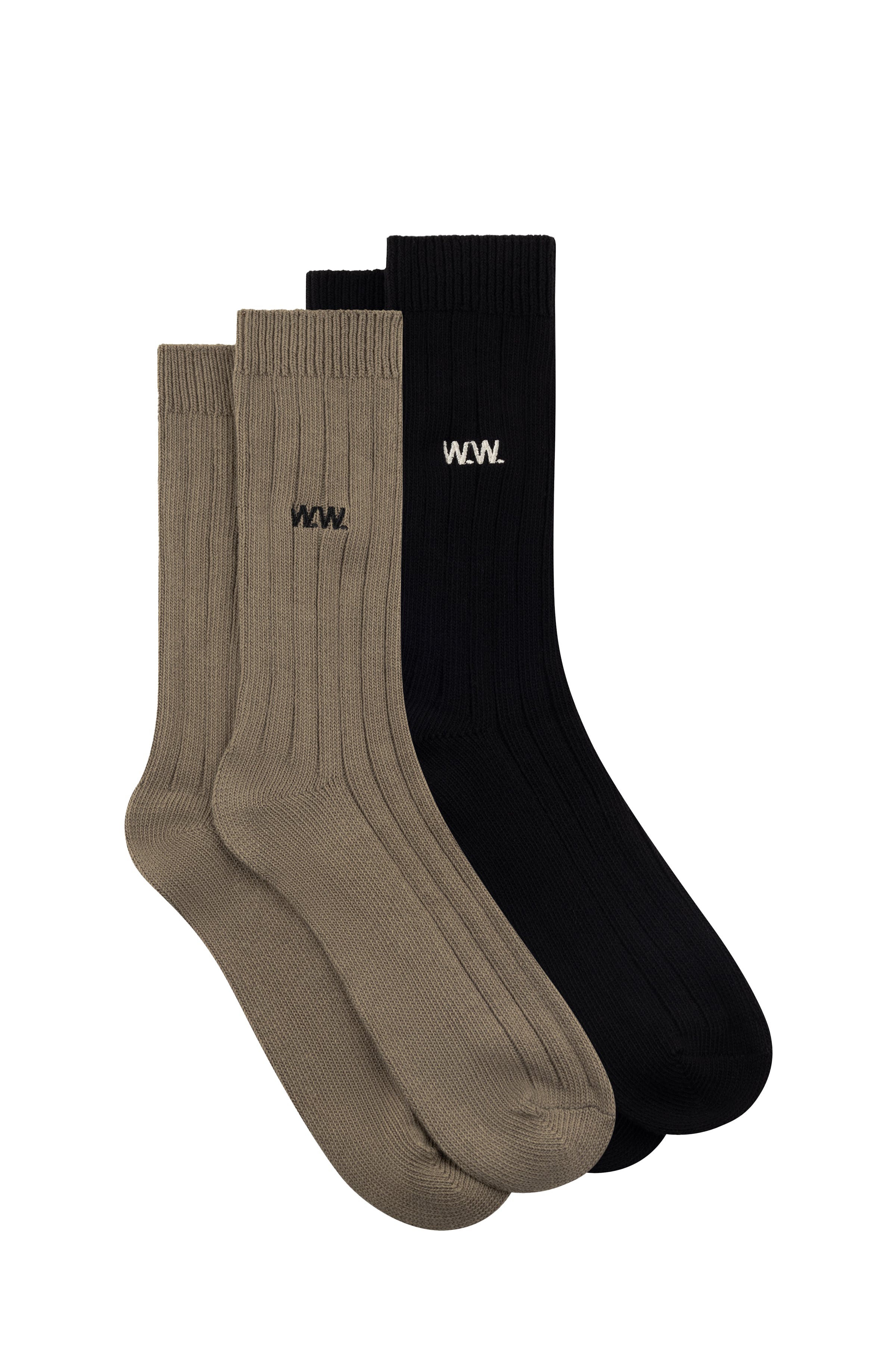 WOOD WOOD MEN WWDakota 2-pack sokken