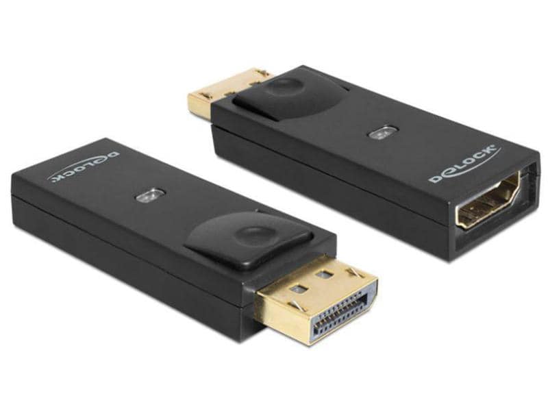 Delock Adapter Displayport - HDMI Schwarz