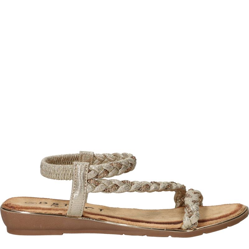 DSTRCT Sandalen Goud Dames