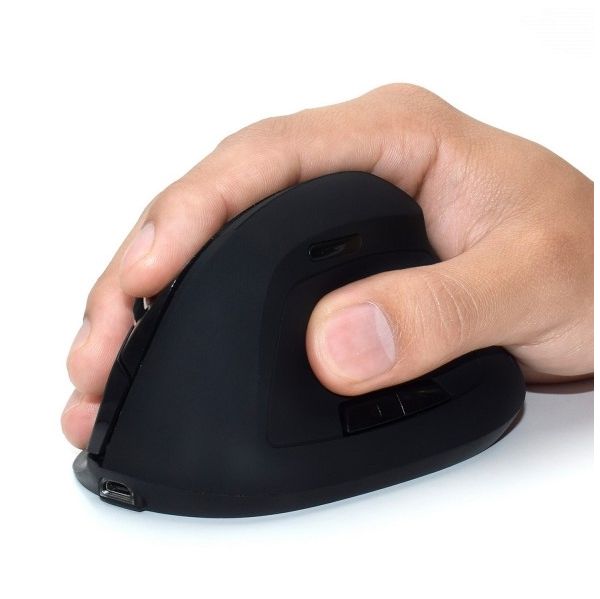 Ewent Rato EW3158 Ergonómico Wireless Black