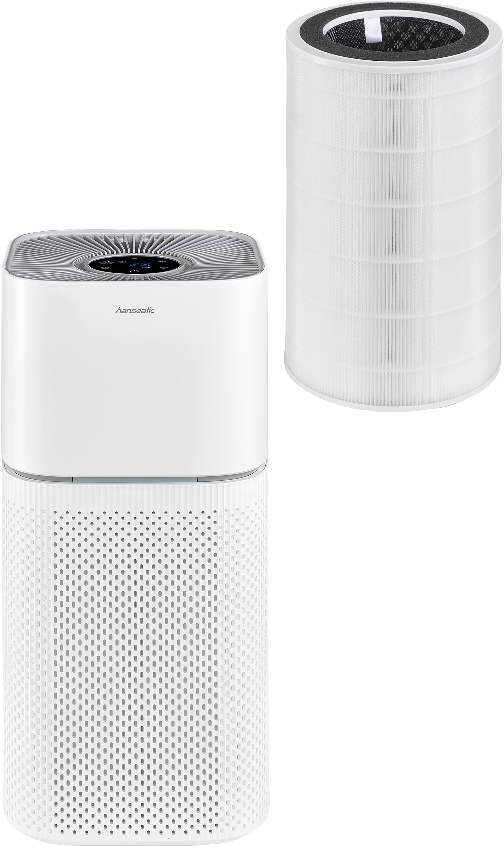 Hanseatic Luftreiniger »»KJ400« mit Digitalanzeige« für 104 qm Räume 35W, Top Filtersystem für Allergiker mit Ionentechnologie