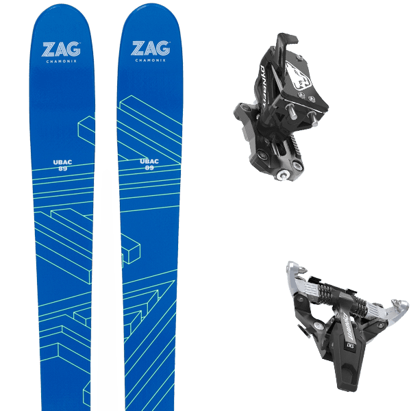 Pack ski de randonnée ZAG UBAC 89 LADY + Fix