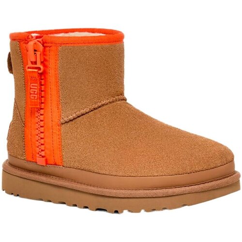 UGG - BOTASCLASSIC MINI ZIPPER TAPE LOGO MUJER