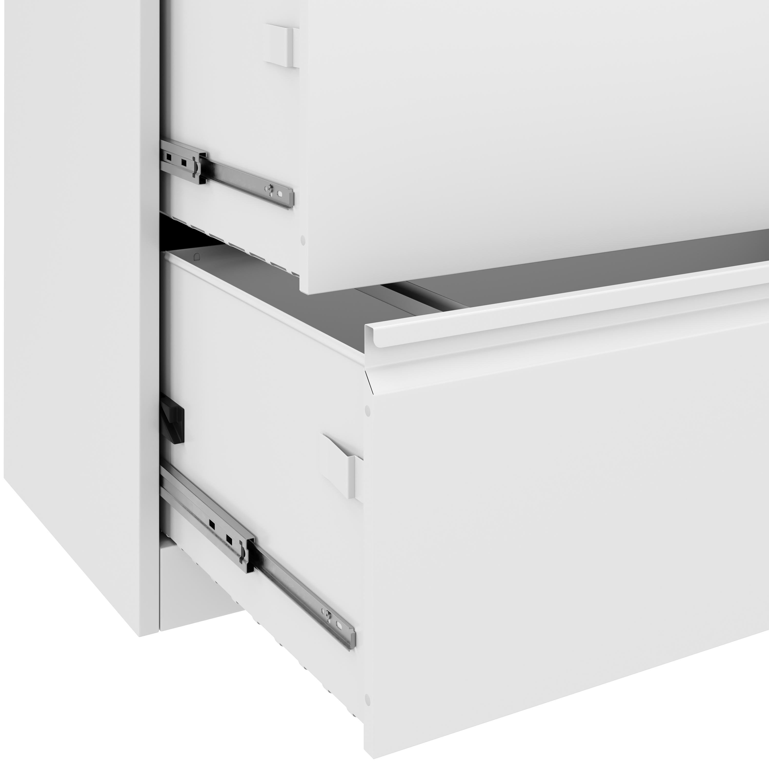 Aktenschrank mit 4 Schubladen 90 x 133 cm weiss