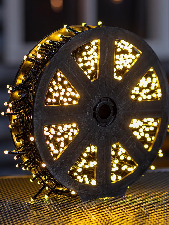 LED-Lichterkette mit 350 LEDs inkl. Aufroll-Rad