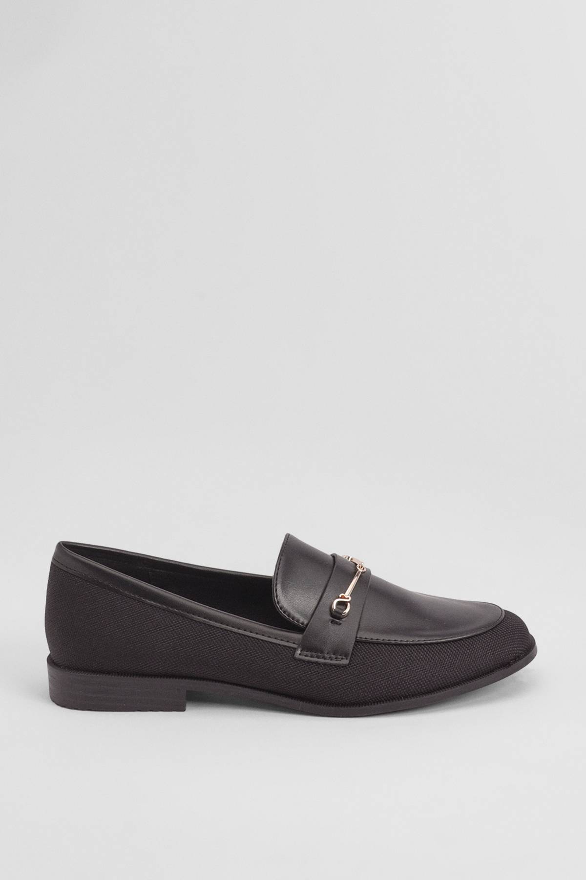 Wallis Mocassins Bella En Synthétiquecuir Et Textile Avec Détail Mors