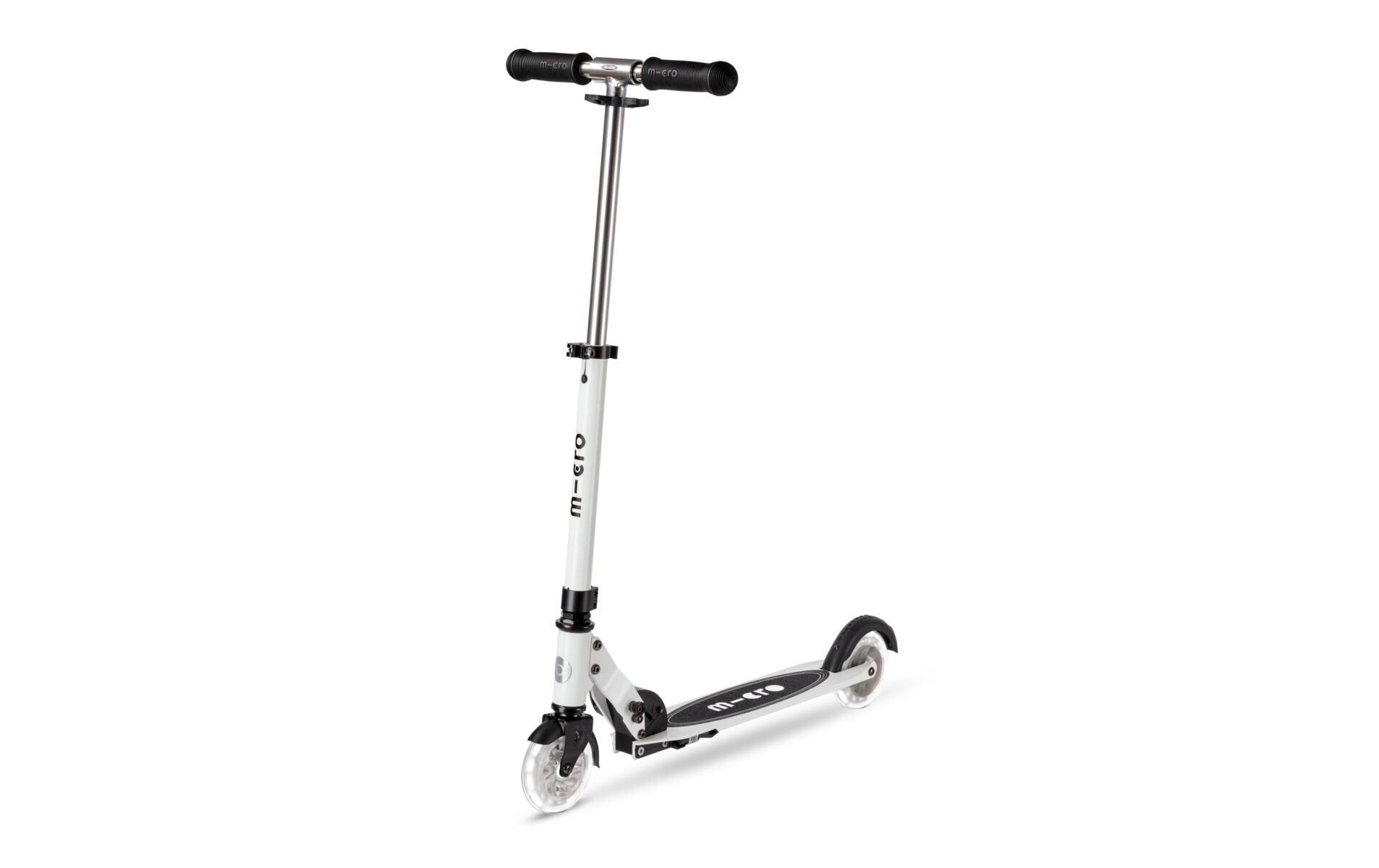 Scooter Micro Sprite Glow LED White<br>Klappbarer Scooter