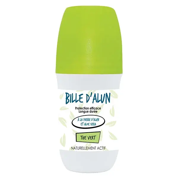 Desodorante Roll-On de Alúmen com Esfera de Alúmen de Chá Verde 75ml