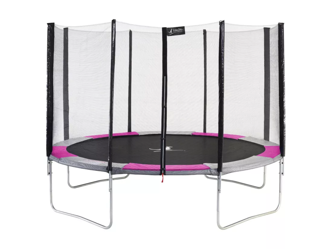 Kangui - Trampoline rond Ø360cm avec filet de sécurité - RALLI 360