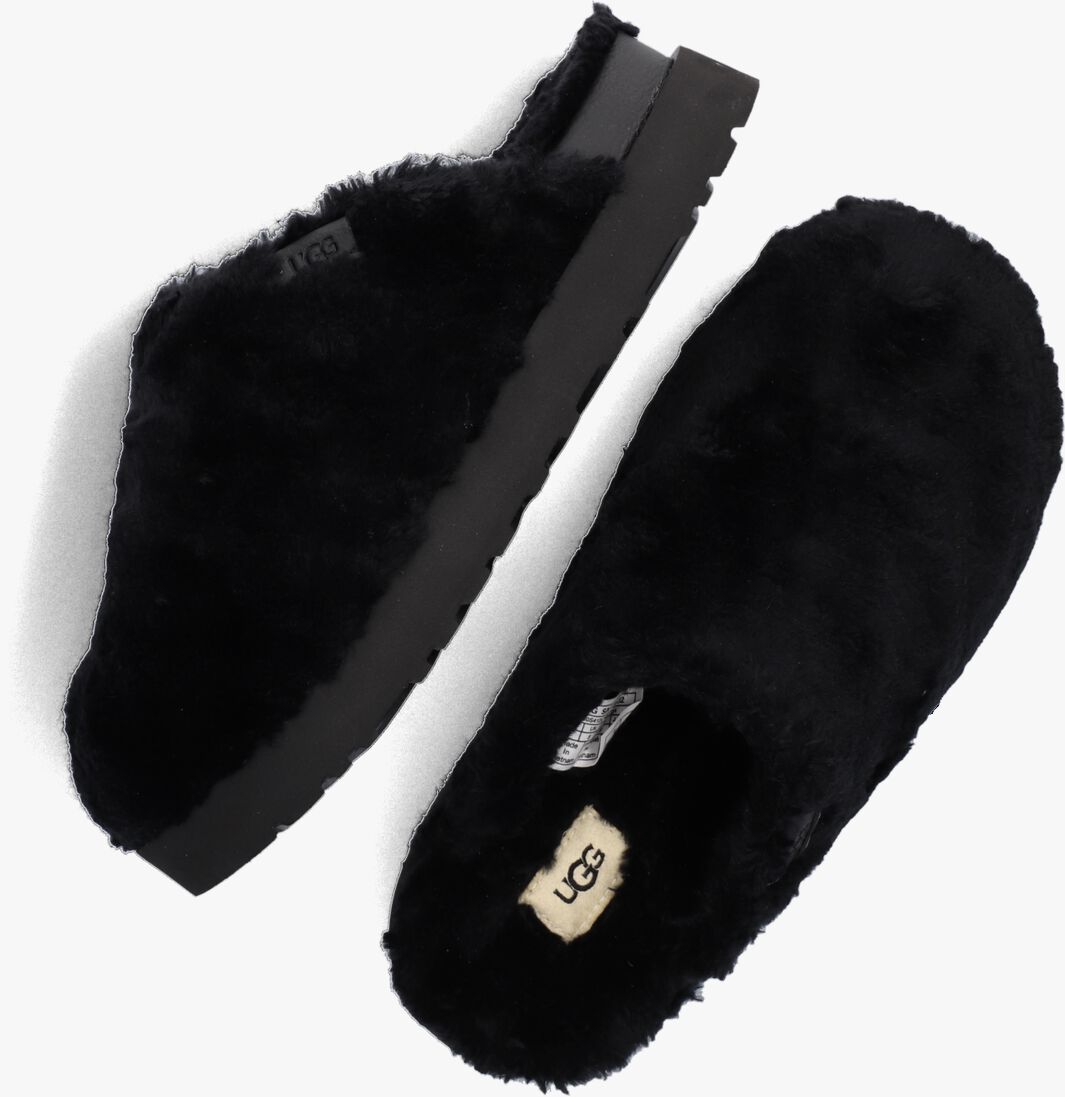 UGG zwarte ugg pantoffels w fuzz sugar  slide
