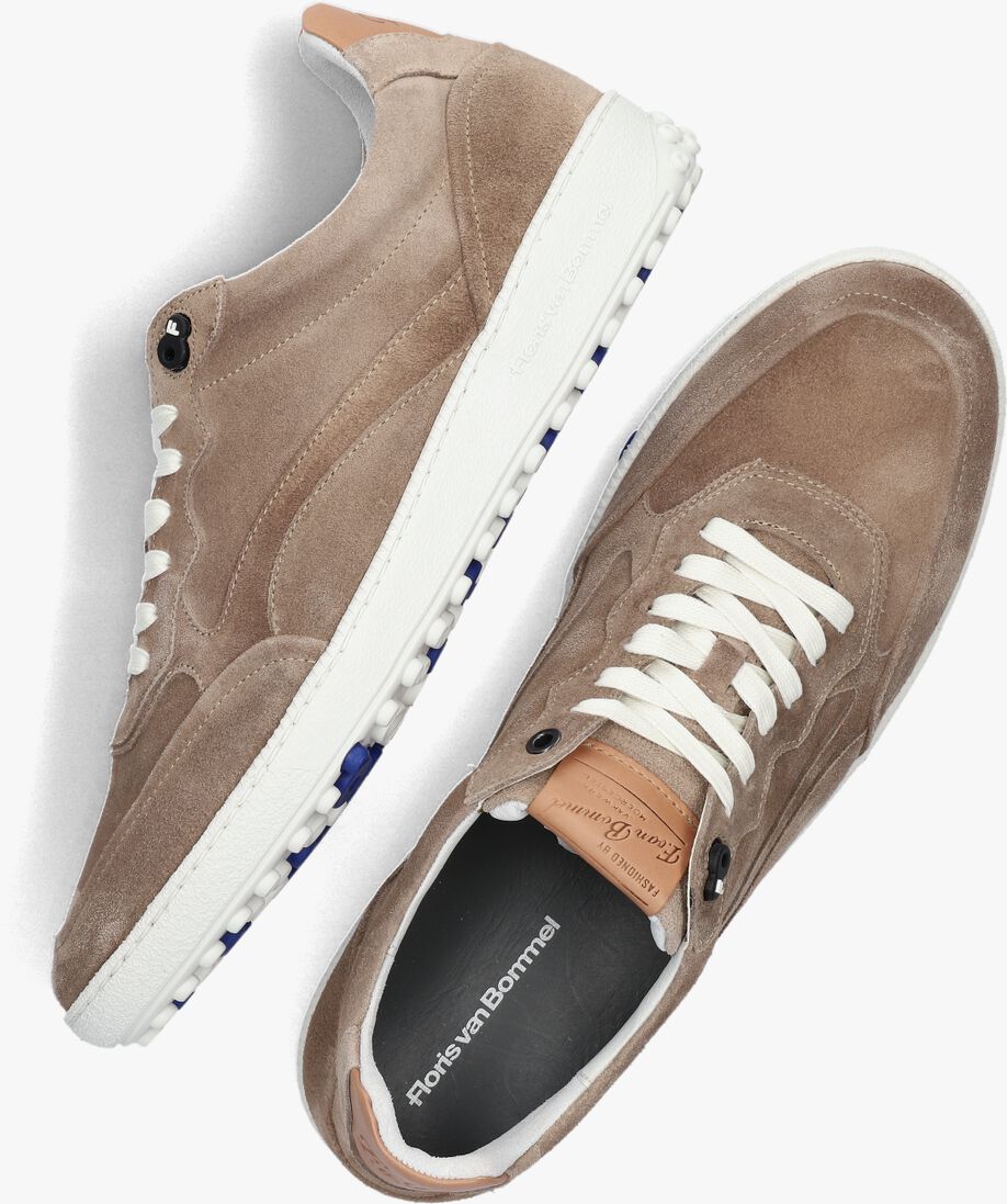 FLORIS VAN BOMMEL taupe floris van bommel lage sneakers sfm-10192
