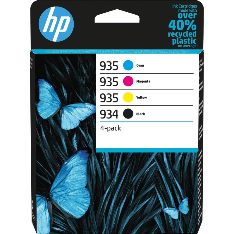 HP 934+ HP 935 Pack 4 cartouches couleurs pour imprimante jet d'encre