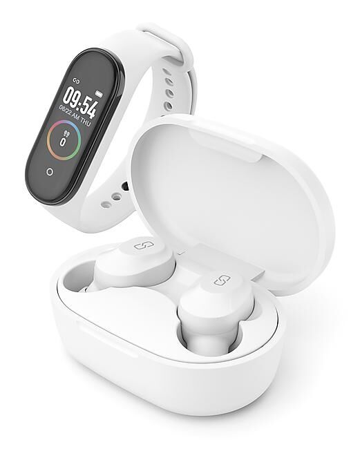 LEDWOOD - ECOUTEURS TWS + BRACELET TRACKER D'ACTIVITE KEPLE