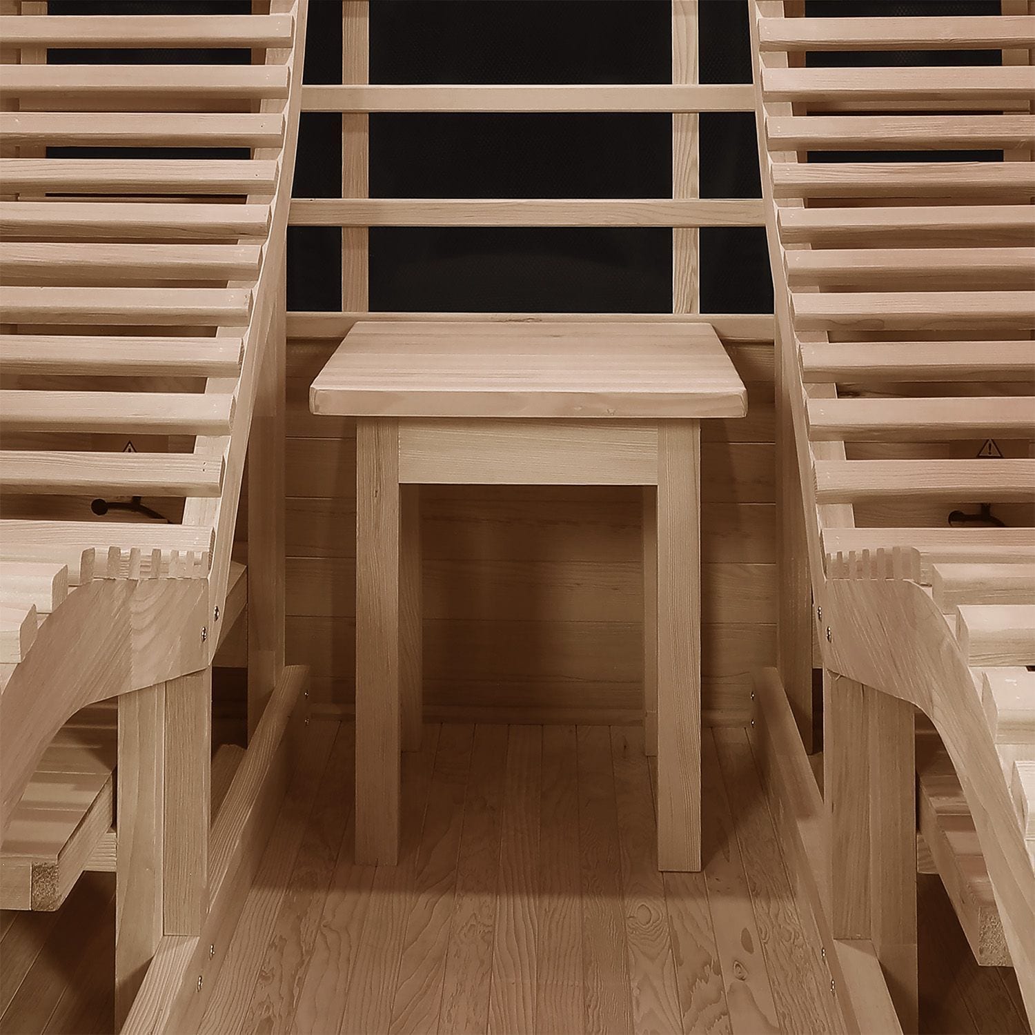 Artsauna Infrarotkabine Wärmekabine Billund Flächenstrahler & Hemlockholz