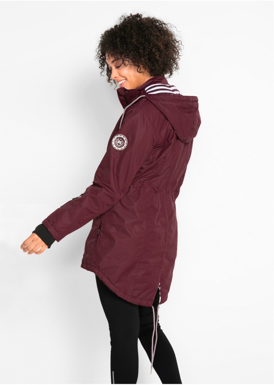 Veste fonctionnelle outdoor avec polyester recyclé