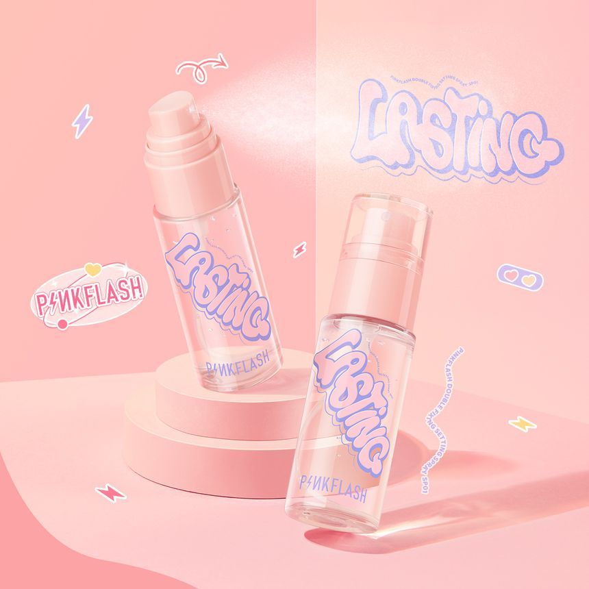 PINKFLASH - Dubbele fixerende fixatiemist