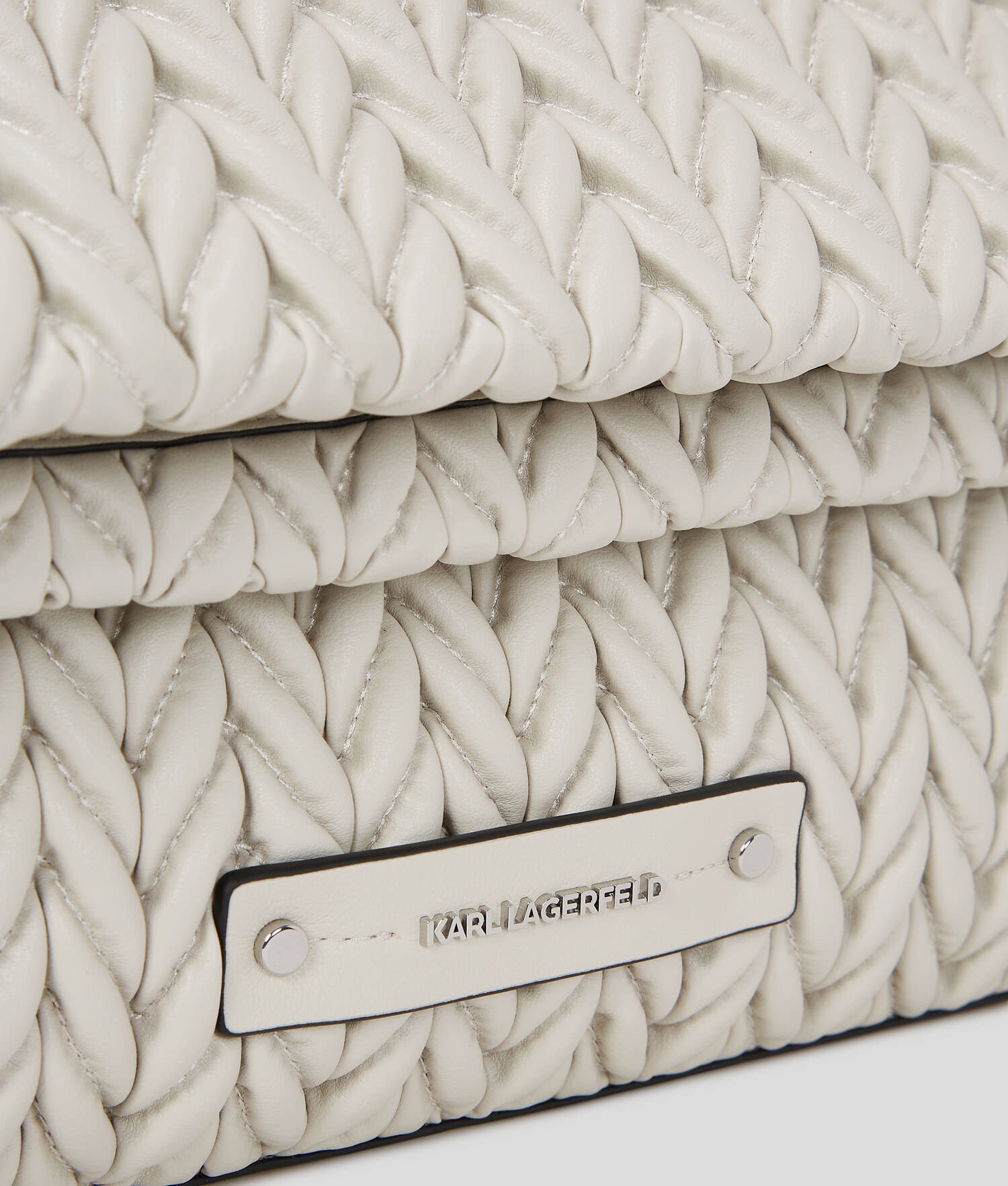 GRAND SAC PORTÉ ÉPAULE K/WEAVE - Ciment