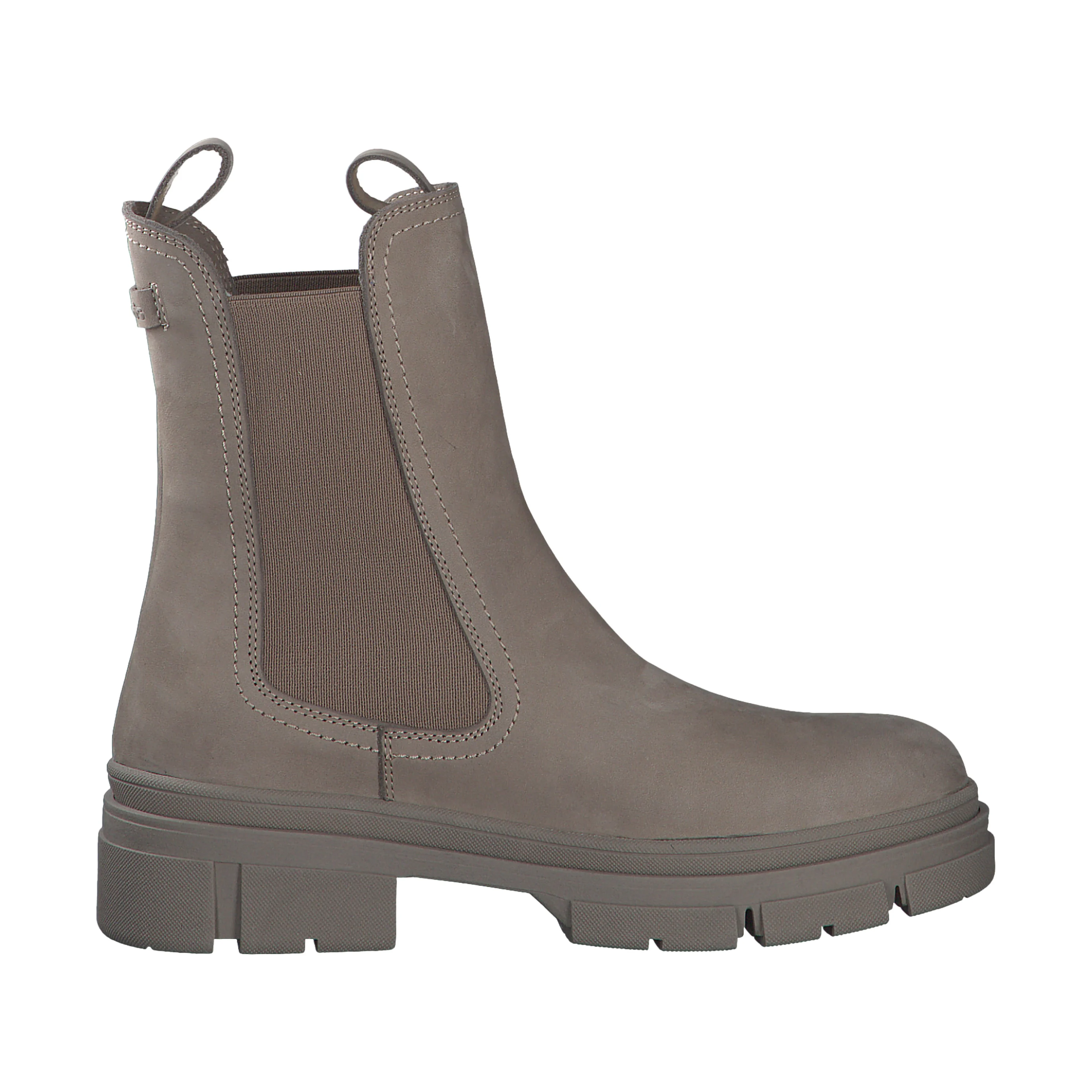 Bottes chelsea cuir | Gris