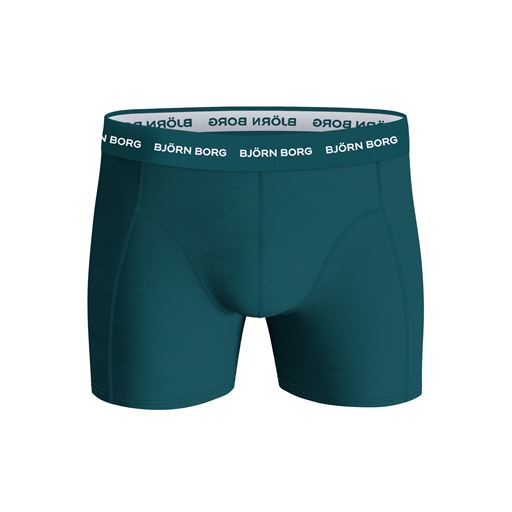 Björn Borg Cotton Stretch 9-pak Boxershorts, Sort/Melange/Blå/Grøn/Print, L