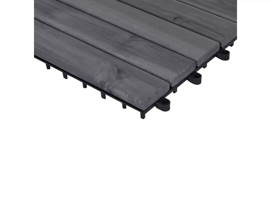Caillebotis ACCETTURA Bois d'acacia certifié Gris
