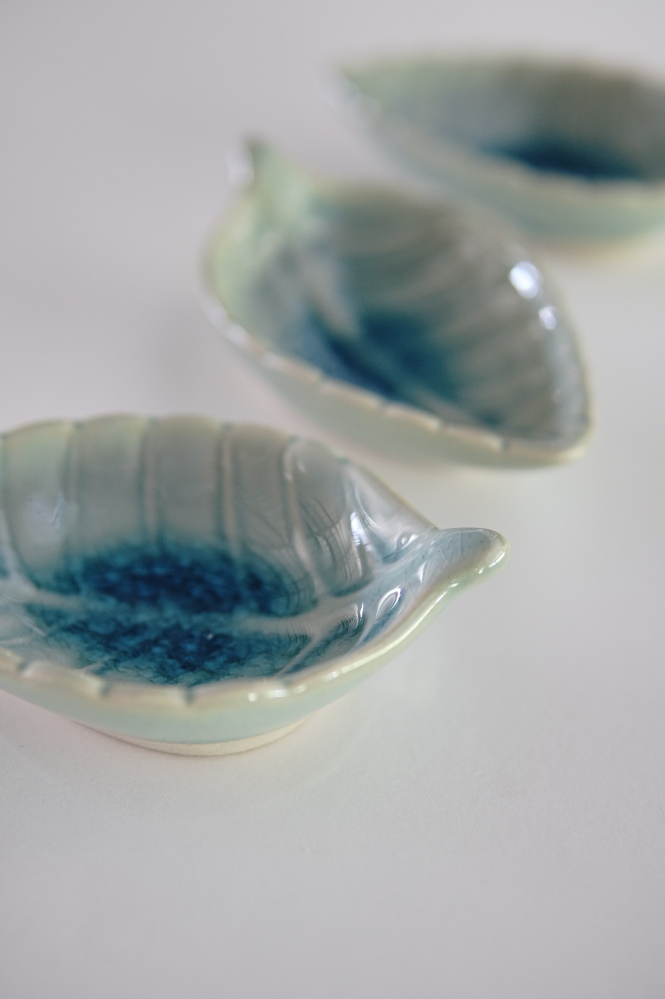 Ablage kleines Blatt, blau zu 2,80