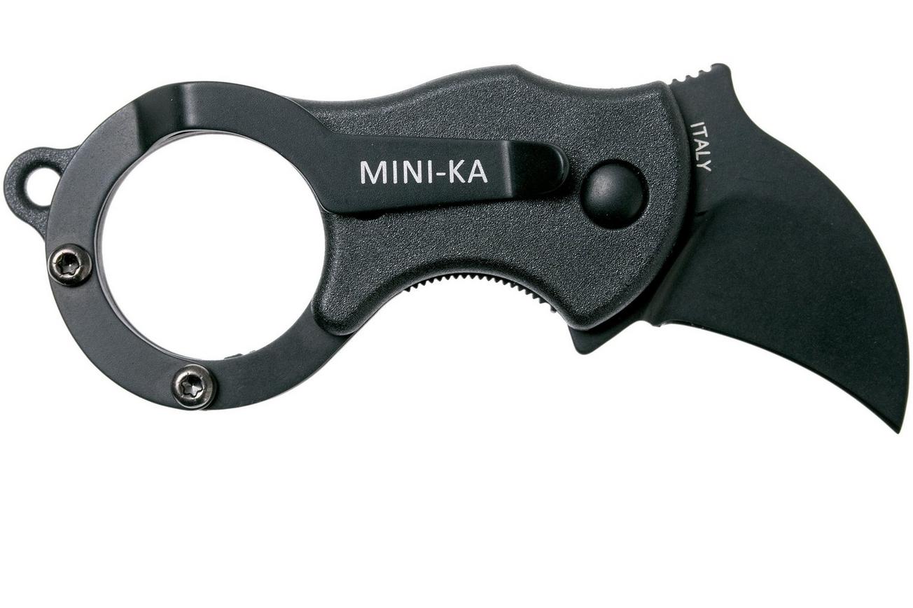 Fox Mini-KA FX-535B Black & Black, karambit sleutelhangermes