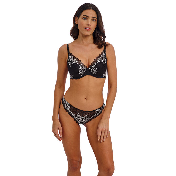Wacoal LACE PERFECTION TANGA Black / ivory