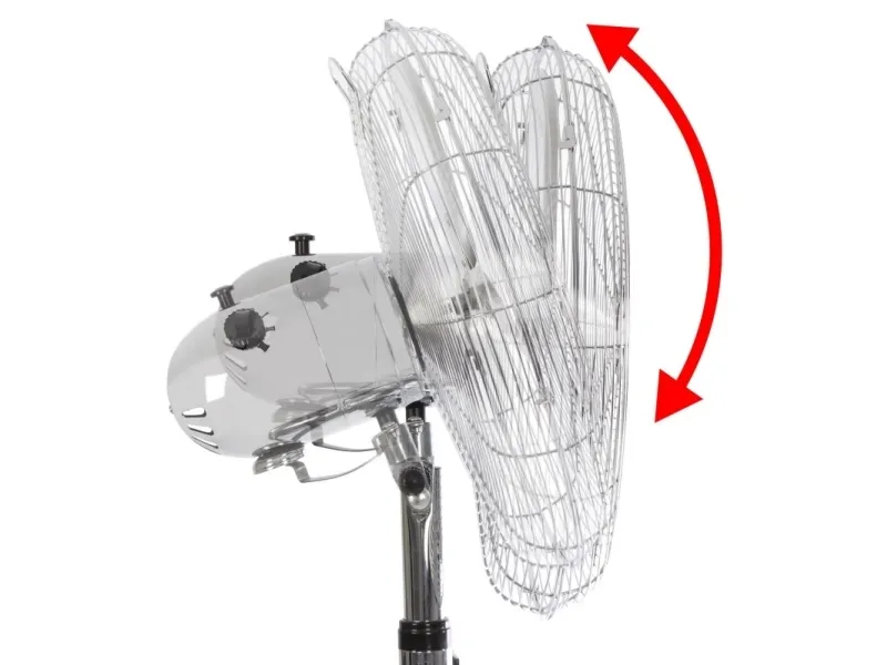 ProfiCare PC-VL 3064 MS - Køleventilator - gulvstående - 40 cm - krom