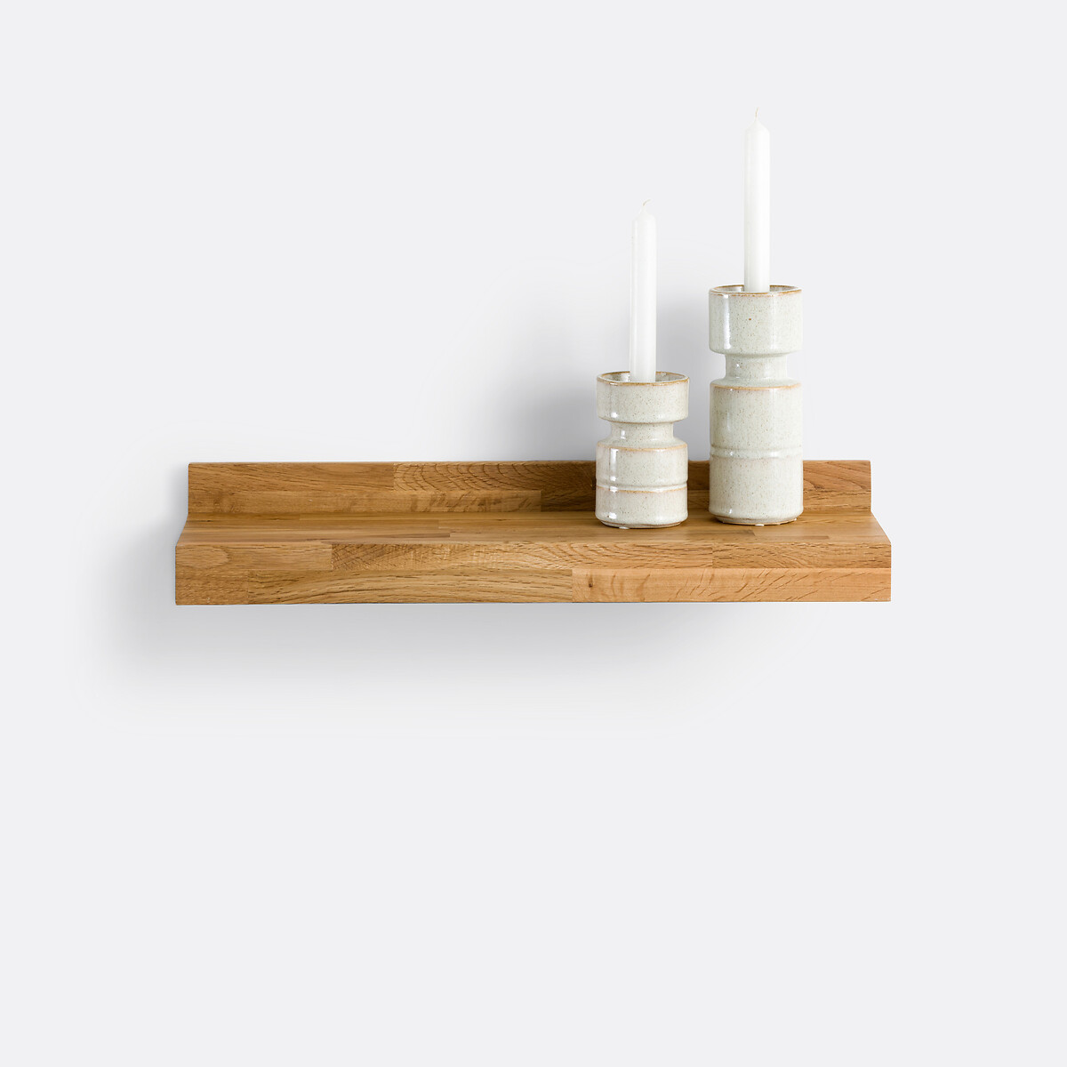 LA REDOUTE INTERIEURS<br>Prateleira de parede em carvalho maciço, 60 cm, Hiba