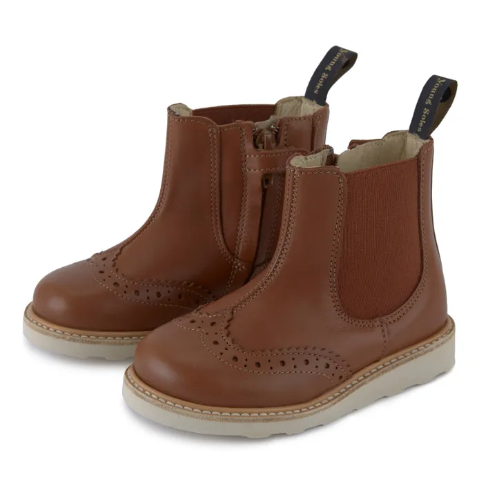 Young Soles Chelsea Boots Cuir Francis | Caramel