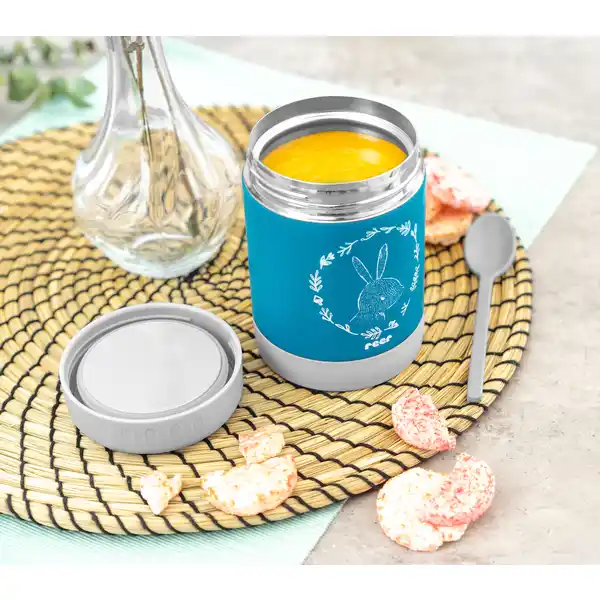 ColourDesign Edelstahl-Warmhaltebox, 300 ml, Petrolblau