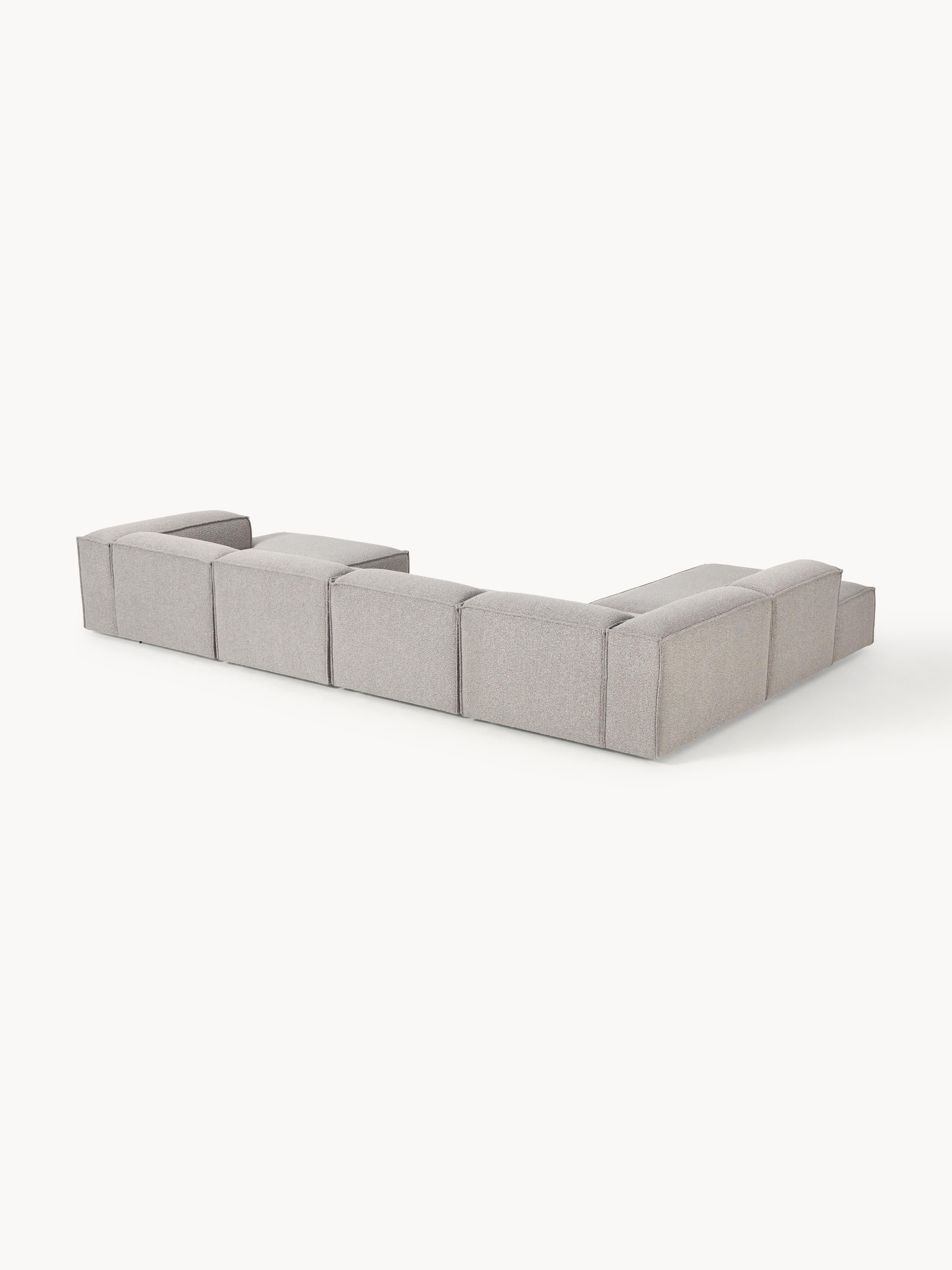 Modulaire U-bank Lennon uit bouclé