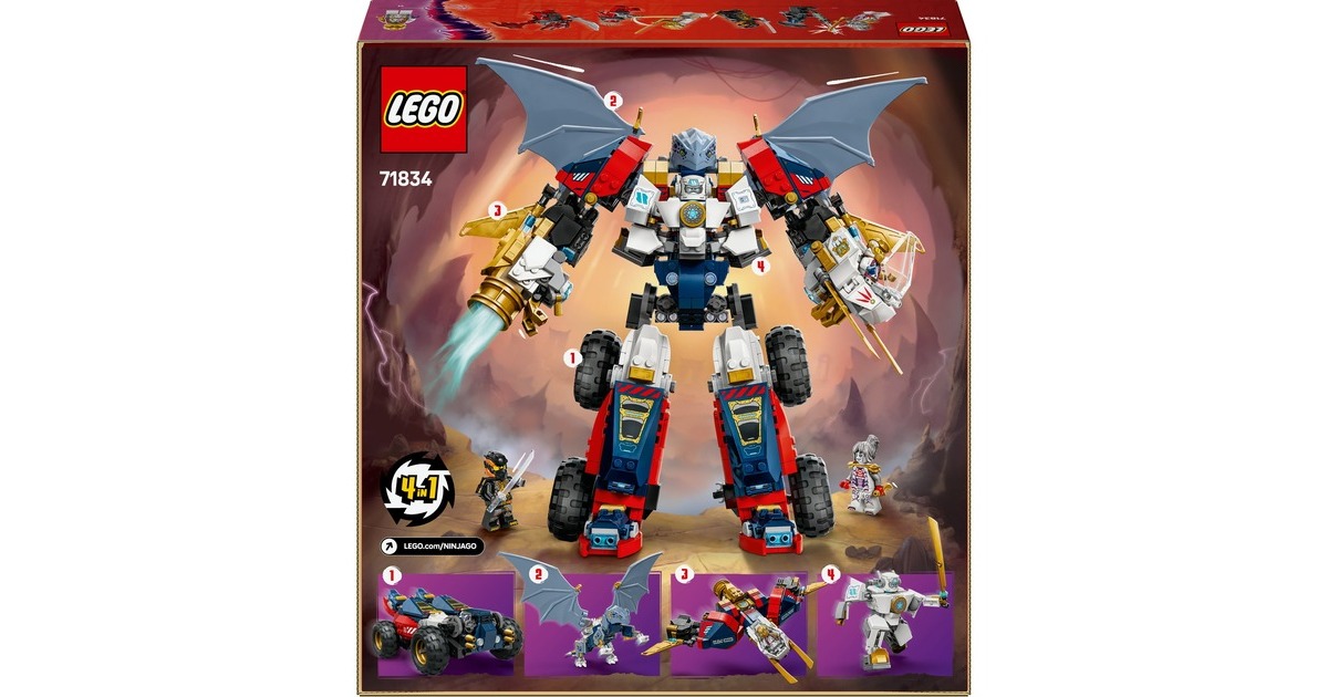 LEGONinjago - Zane's ultra-combomecha Constructiespeelgoed  (71834)