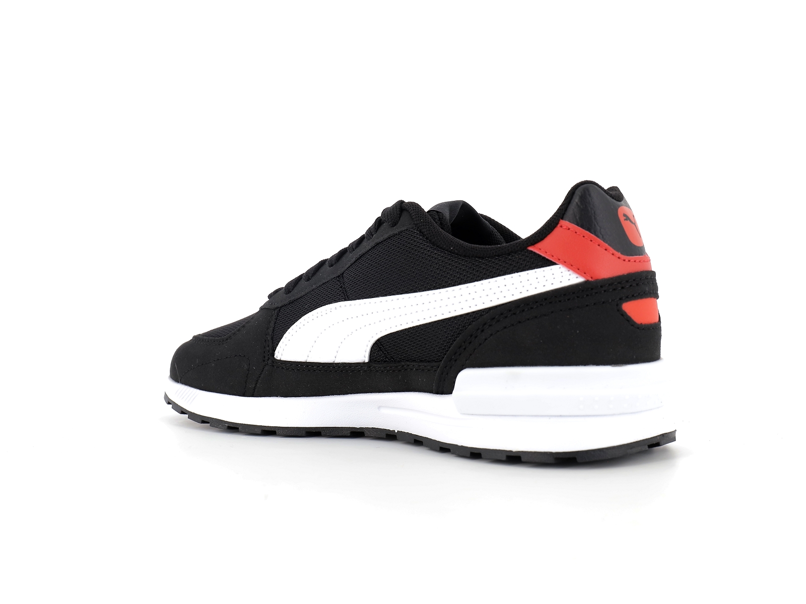 Puma-381987 Matières combinées Noir Rouge