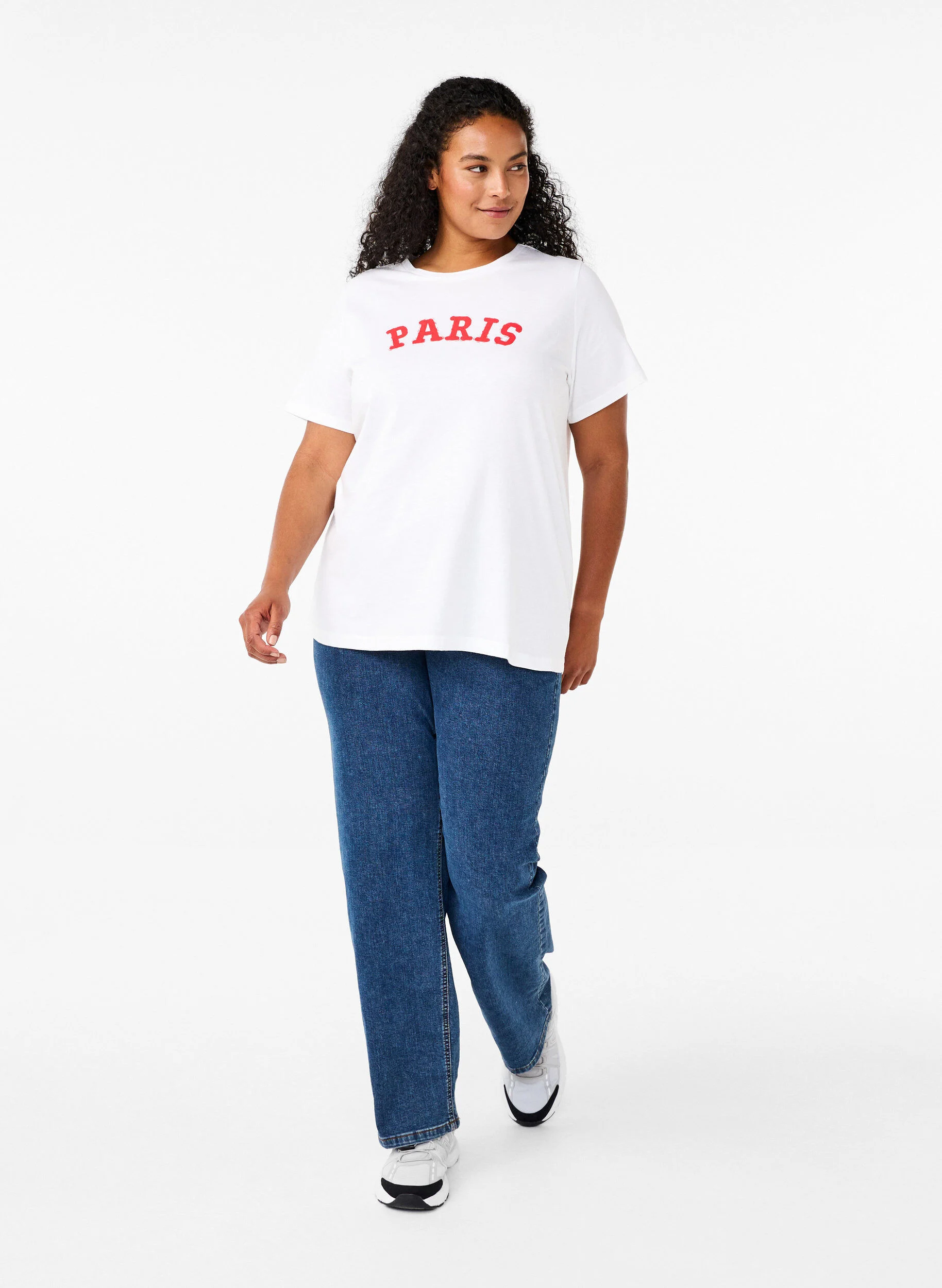 T-shirt i økologisk bomuld med motiv