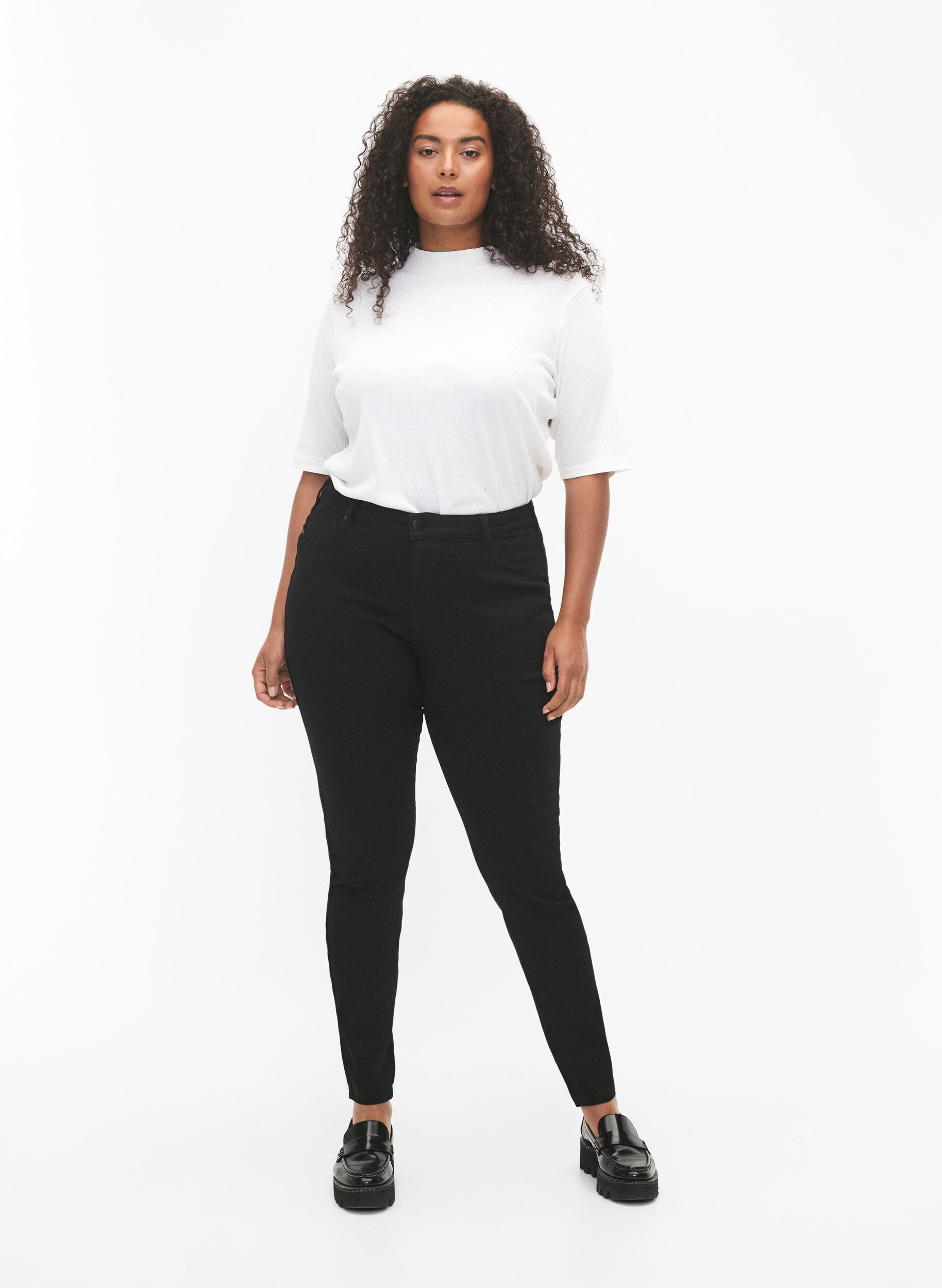 Jeggings i bomuldsblanding