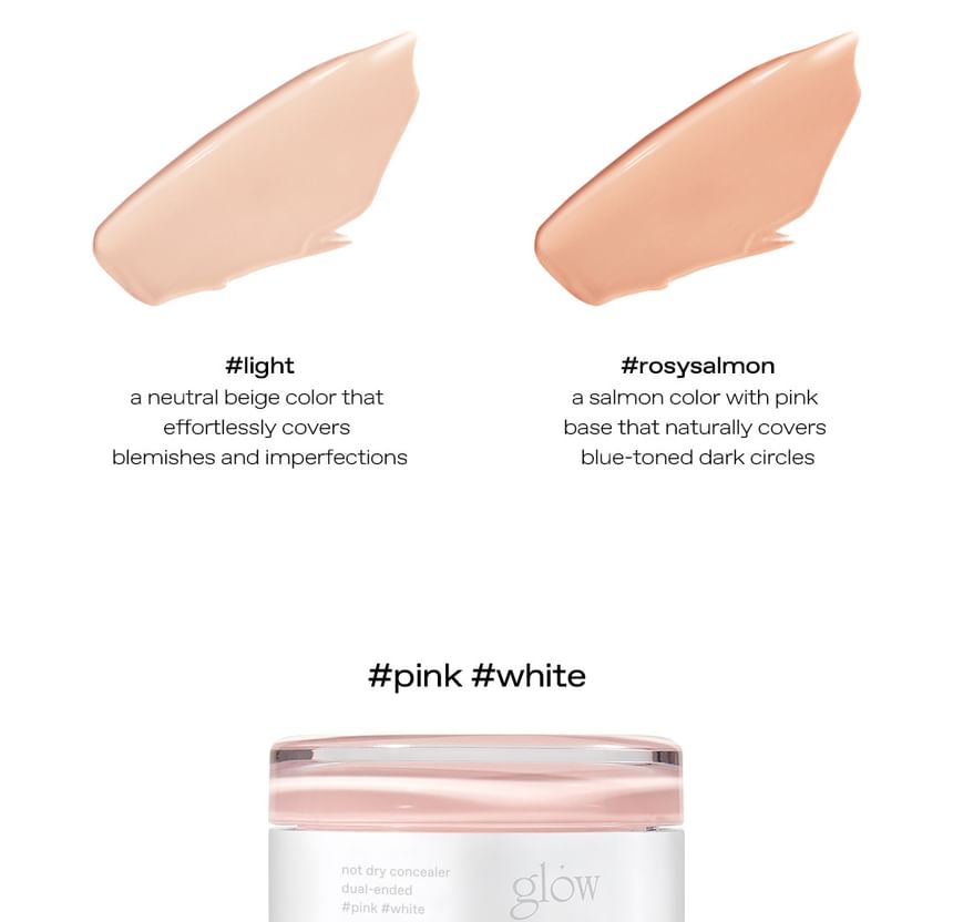 Glow - Niet Droge Concealer - 2 Soorten