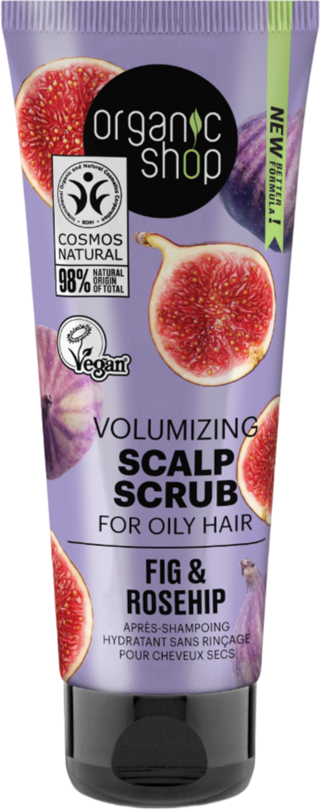 Organic Shop  Volumizing Scalp Scrub Fig & Rosehip, 75 ml
