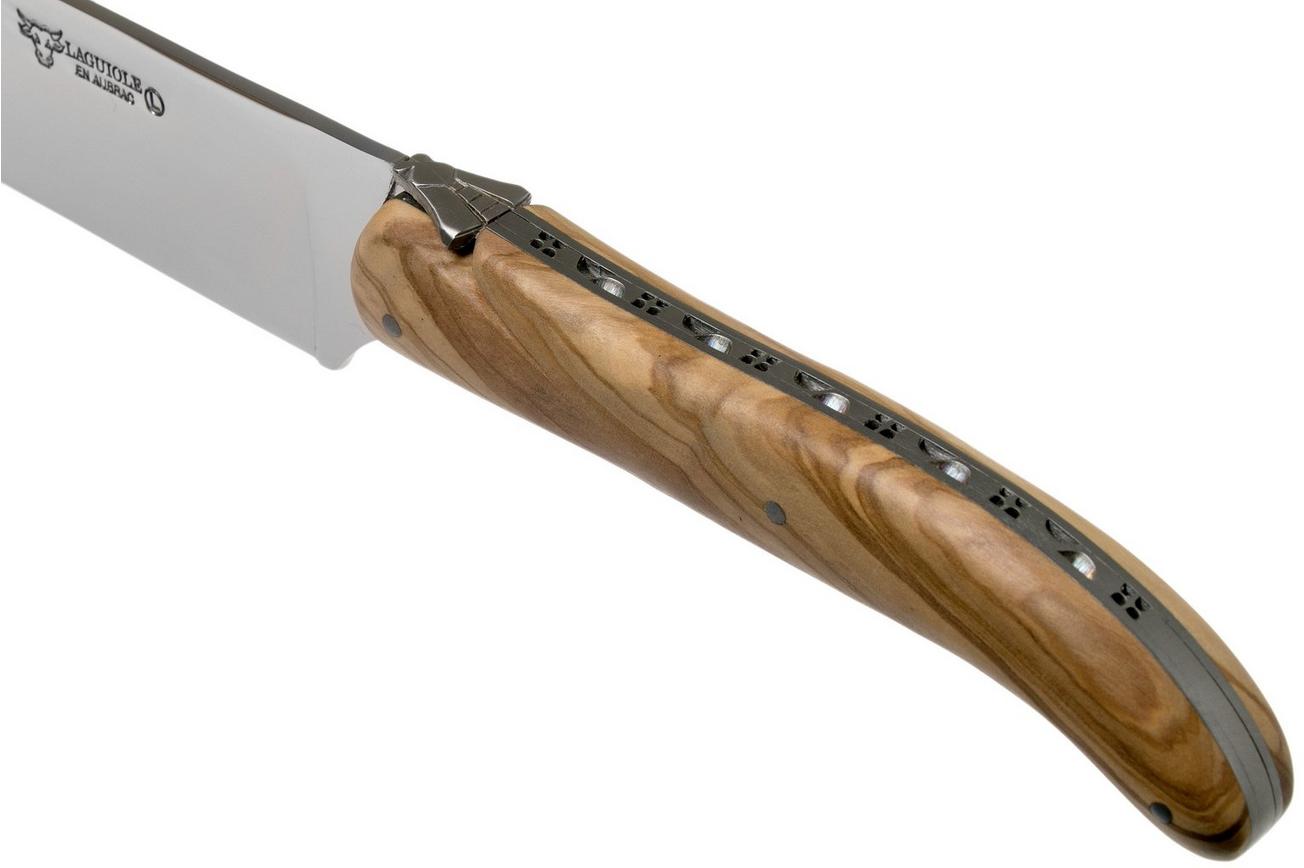 Laguiole en Aubrac champagnesabel olijfhout