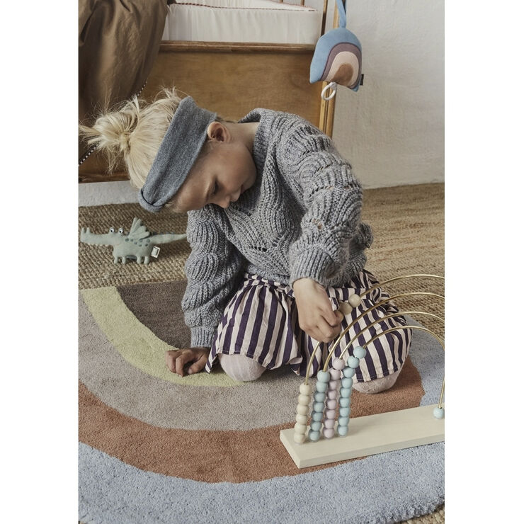 OYOY MINI Abacus Rainbow Nature