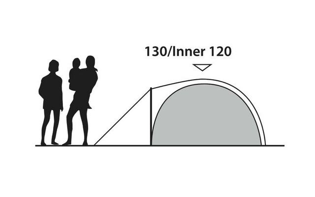 Outwell Cloud 3 Kuppelzelt für 3 Personen