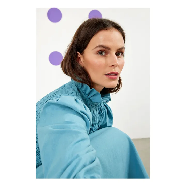 Maria de la Orden Robe Longue Aleria | Bleu