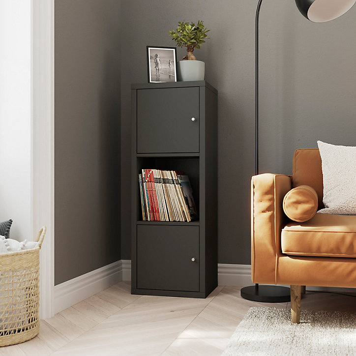 Tablette pour étagère cube GoodHome Mixxit anthracite