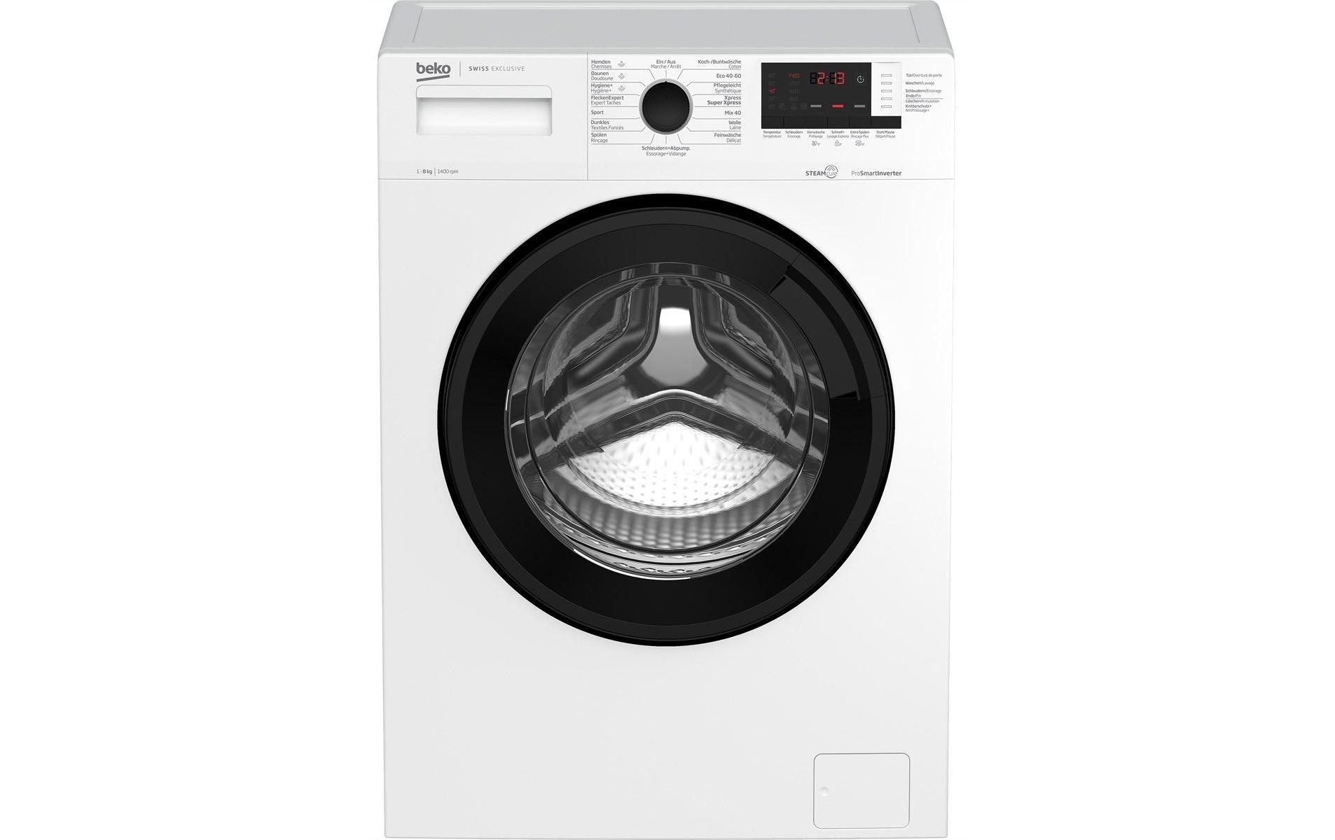 Waschmaschine WM215 Links<br>Frontloader mit 8 kg Ladekapazität