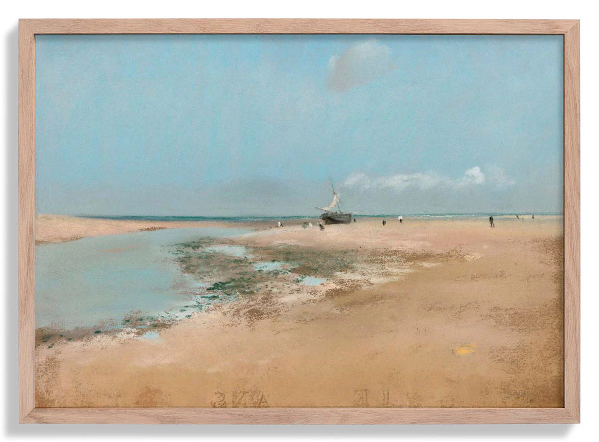 Strand bei Ebbe von Edgar Degas