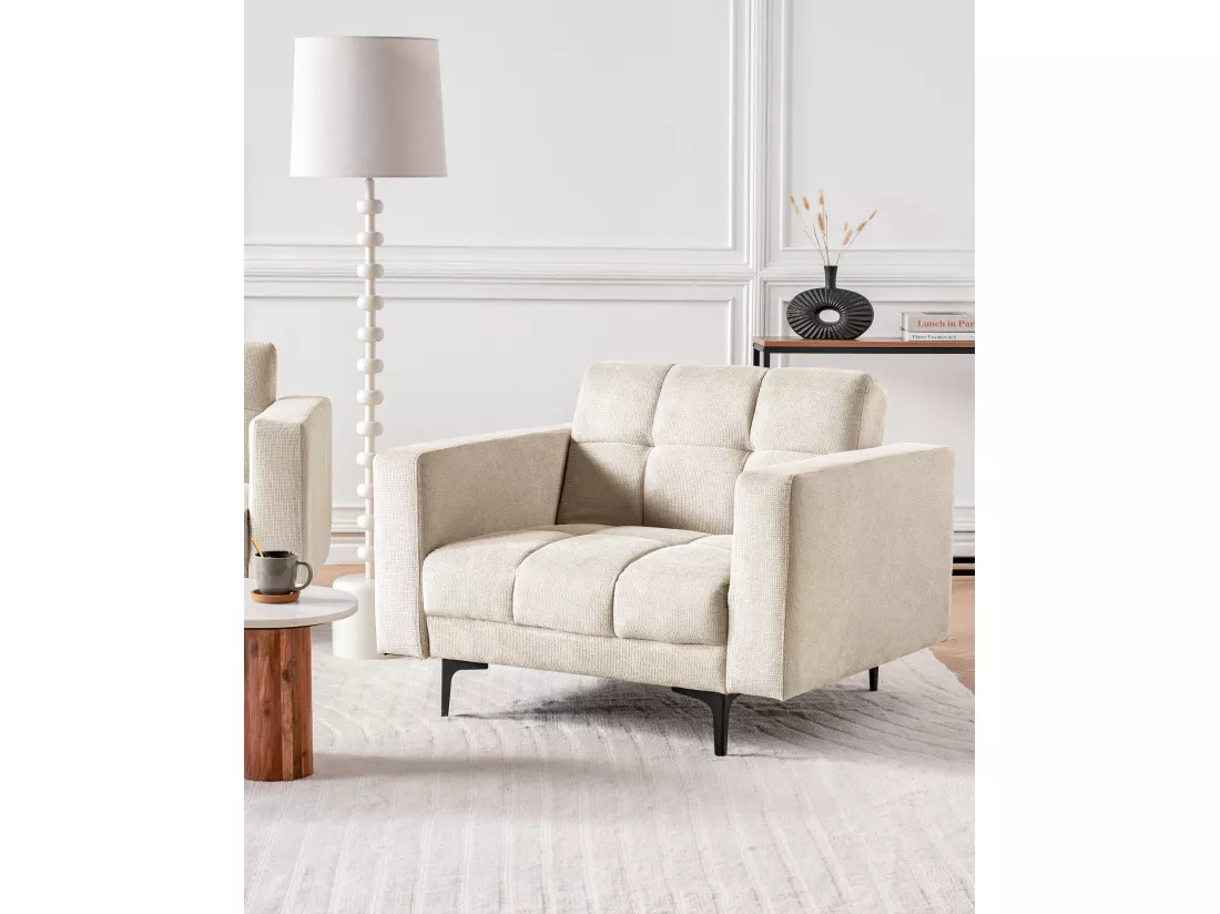 Fauteuil ALNES Beige