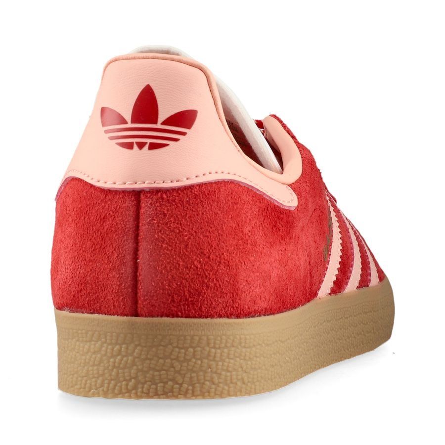 adidas Originals Chaussures Gazelle - Rouge/Rose/Doré Femme