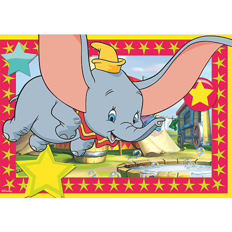 Disney Dumbo og junglebogen puslespil - 2x12 brikker