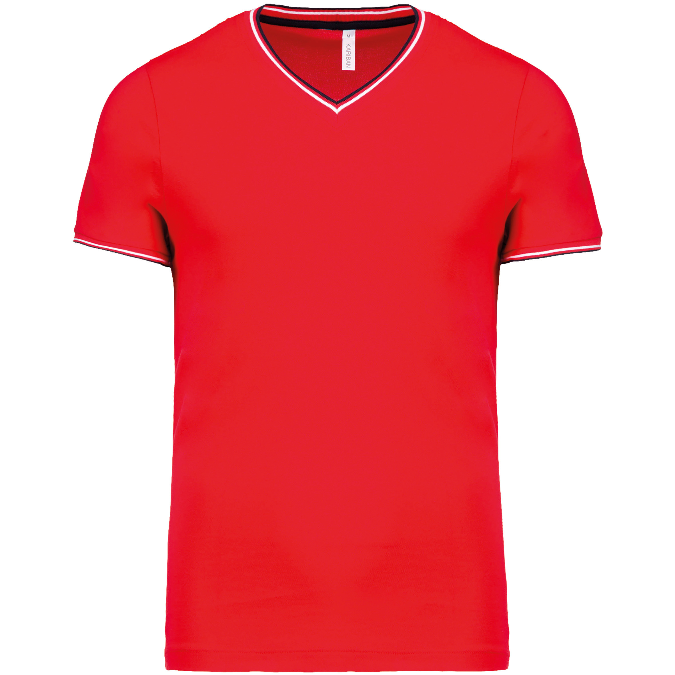 Kariban K374 - T-shirt maille piquée col V homme